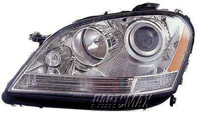 2502 | 2007-2007 MERCEDES-BENZ ML63 AMG LT Headlamp assy composite Halogen | MB2502146|164820456164