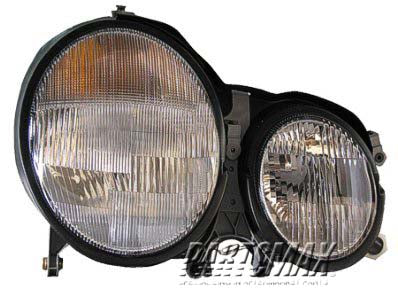2503 | 2000-2002 MERCEDES-BENZ E430 RT Headlamp assy composite W210; Sedan; Halogen | MB2503105|2108203861