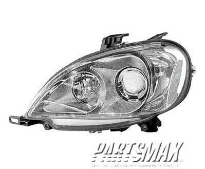 2503 | 2002-2005 MERCEDES-BENZ ML500 RT Headlamp assy composite halogen | MB2503114|163820506164