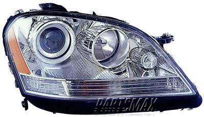 2503 | 2007-2007 MERCEDES-BENZ ML320 RT Headlamp assy composite Halogen | MB2503146|164820386165