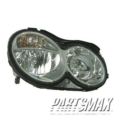2503 | 2003-2006 MERCEDES-BENZ CLK500 RT Headlamp assy composite Halogen; To 3-31-06 | MB2503173|2098200661