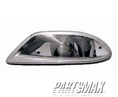 2592 | 2002-2003 MERCEDES-BENZ ML320 LT Fog lamp assy rectangular design; w/o Sport | MB2592104|1638200328