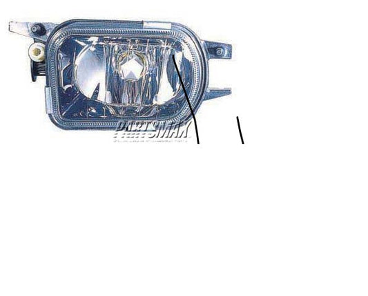 2592 | 2009-2011 MERCEDES-BENZ SLK300 LT Fog lamp assy R171; w/o Lighting Pkg; w/o Sport Pkg | MB2592122|203820035964