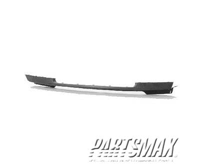 1092 | 2002-2004 MINI COOPER Front bumper deflector base model; center | MC1092101|51116800135