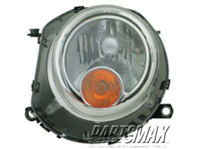 2503 | 2007-2013 MINI COOPER RT Headlamp assy composite H/B; Halogen; w/o Auto Adjust H/Lamp | MC2503105|63122751870