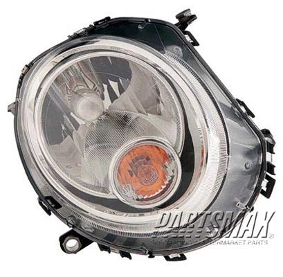 2503 | 2008-2014 MINI COOPER RT Headlamp assy composite CLUBMAN; R55; Halogen; White Indicator | MC2503107|63122751876