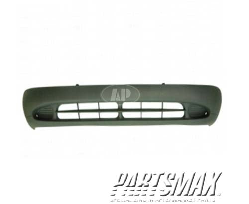 1000 | 1993-1996 EAGLE SUMMIT Front bumper cover 2dr coupe; DL | MI1000205|MB945837