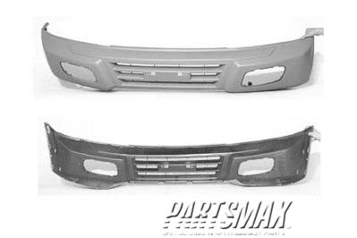 1000 | 2001-2002 MITSUBISHI MONTERO Front bumper cover prime | MI1000274|MR508782