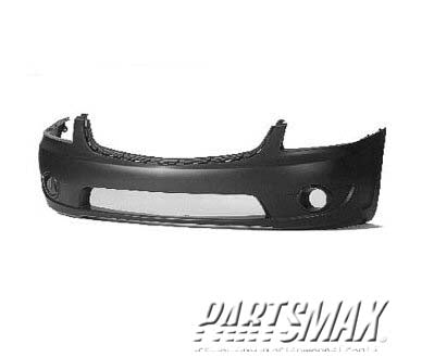 250 | 2007-2007 MITSUBISHI GALANT Front bumper cover DE/ES/GTS/LS/SE model; prime | MI1000318|6400B793