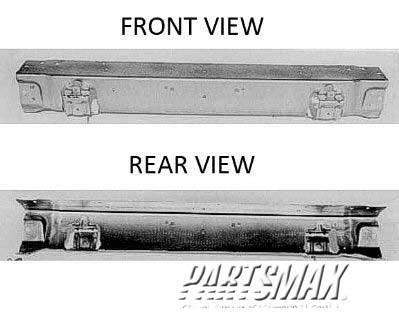 1002 | 1992-1993 MITSUBISHI MONTERO Front bumper face bar prime; to 6/93 | MI1002114|MB684863