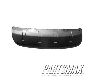 1015 | 2007-2009 MITSUBISHI OUTLANDER Front bumper cover lower matte black | MI1015101|6400A738