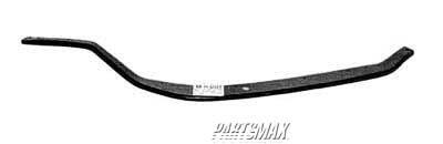 1043 | 2002-2003 MITSUBISHI LANCER RT Front bumper cover support upper plate | MI1043101|MR520330