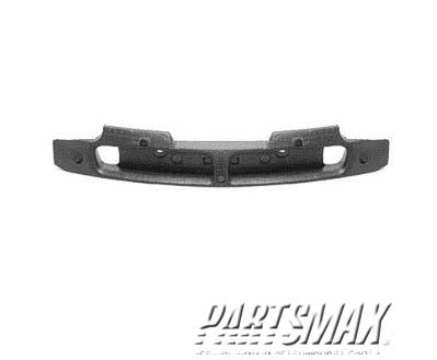 1070 | 2001-2002 DODGE STRATUS Front bumper energy absorber 2dr coupe | MI1070123|MR462386