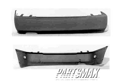 2430 | 1997-2002 MITSUBISHI MIRAGE Rear bumper cover prime | MI1100153|MR296318