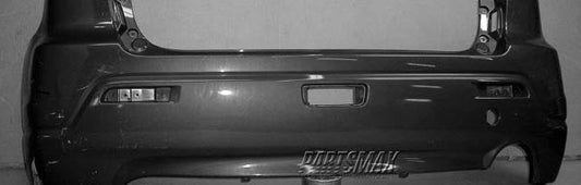 1100 | 2011-2012 MITSUBISHI OUTLANDER SPORT Rear bumper cover prime | MI1100296|6410C027