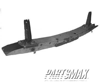 1106 | 2002-2003 MITSUBISHI LANCER Rear bumper reinforcement 4dr sedan; except Evolution | MI1106141|MR557669