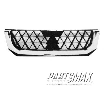 1200 | 2000-2001 MITSUBISHI MONTERO SPORT Grille assy bright & black | MI1200227|MR478595