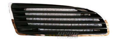 1200 | 1997-1998 MITSUBISHI GALANT Grille assy right side; bright & black | MI1200229|MR361150