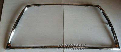 1202 | 2010-2011 MITSUBISHI OUTLANDER Grille surround Upper Grille Garnish; Chrome | MI1202100|6400F026