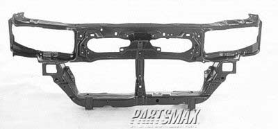 1225 | 2002-2003 MITSUBISHI GALANT Radiator support support assembly; steel | MI1225130|MR535600