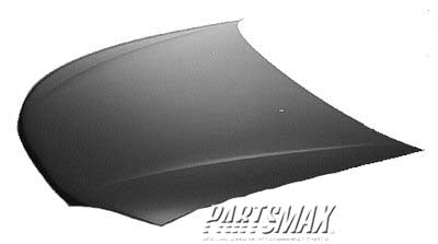 1230 | 1997-2002 MITSUBISHI MIRAGE Hood panel assy 2dr coupe | MI1230192|MR208868