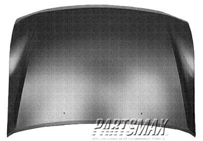 10 | 2001-2006 MITSUBISHI MONTERO Hood panel assy all | MI1230205|MR485951