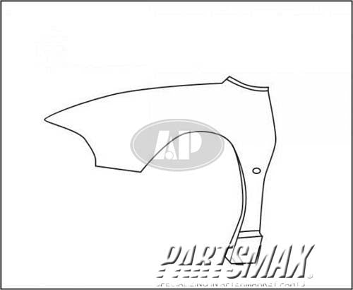 1240 | 1995-1999 MITSUBISHI ECLIPSE LT Front fender assy w/side air dam | MI1240131|MB959375