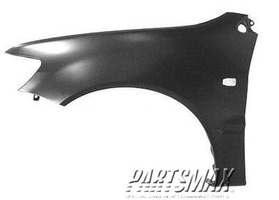 50 | 2002-2003 MITSUBISHI LANCER LT Front fender assy O-Z Rally; 4dr sedan | MI1240151|MR555075