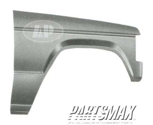 1241 | 1987-1989 DODGE RAIDER RT Front fender assy all | MI1241116|MB408788