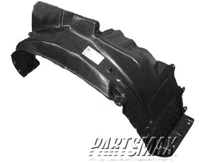 1249 | 2002-2004 MITSUBISHI LANCER RT Front fender inner panel fender liner; except Evolution | MI1249106|MR520356