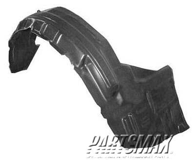 140 | 2001-2002 MITSUBISHI MONTERO RT Front fender inner panel fender liner assembly | MI1249112|MR508126