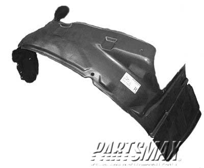 1249 | 1997-2003 MITSUBISHI DIAMANTE RT Front fender inner panel fender liner; w/mounting clips/bolts | MI1249117|MR296050