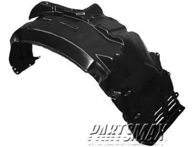 1251 | 2003-2006 MITSUBISHI LANCER RT Front fender splash shield plastic liner | MI1251106|MR954175