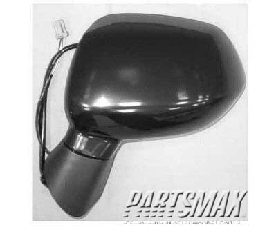 1320 | 2002-2005 MITSUBISHI LANCER LT Mirror outside rear view ES; manual; foldable; black | MI1320124|MN126373