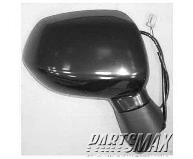 1321 | 2002-2005 MITSUBISHI LANCER RT Mirror outside rear view ES; manual; foldable; black | MI1321124|MN126374