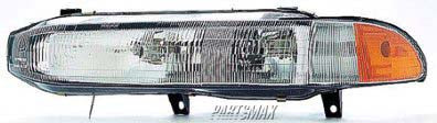 2502 | 1994-1996 MITSUBISHI GALANT LT Headlamp assy composite all | MI2502107|MR124295