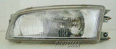 1150 | 1997-2002 MITSUBISHI MIRAGE LT Headlamp assy composite 4dr sedan | MI2502114|MR476689