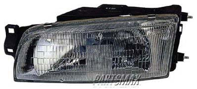 2502 | 1993-1996 MITSUBISHI MIRAGE LT Headlamp assy composite 4dr sedan | MI2502115|MB912959