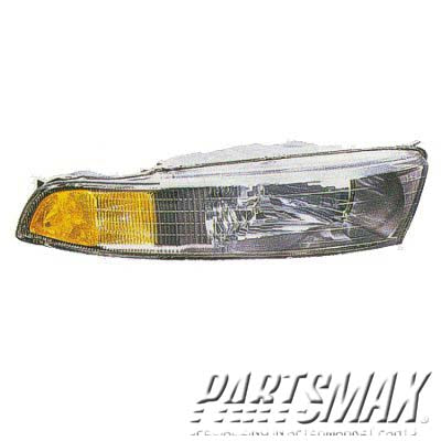 2502 | 2002-2003 MITSUBISHI GALANT LT Headlamp assy composite all | MI2502122|MR972843