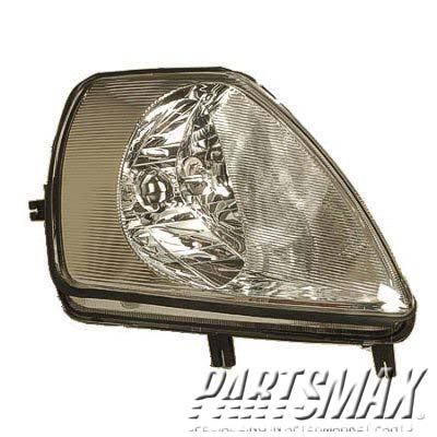 2502 | 2002-2005 MITSUBISHI ECLIPSE LT Headlamp assy composite from 2/02 | MI2502123|MR990819