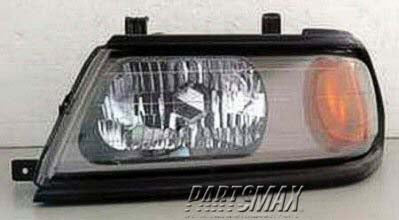 2502 | 2000-2004 MITSUBISHI MONTERO SPORT LT Headlamp assy composite w/flat black bezel - paint to match | MI2502126|MR496353