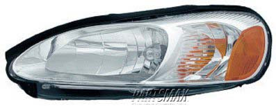 2502 | 2001-2002 DODGE STRATUS LT Headlamp assy composite 2dr coupe | MI2502132|MR566305
