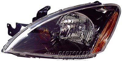 2502 | 2004-2007 MITSUBISHI LANCER LT Headlamp assy composite except Evolution; 4dr wagon; w/ABS | MI2502135|MN154899
