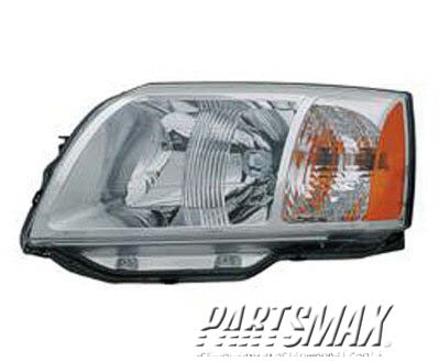 2502 | 2004-2011 MITSUBISHI ENDEAVOR LT Headlamp assy composite all | MI2502137|MR971931