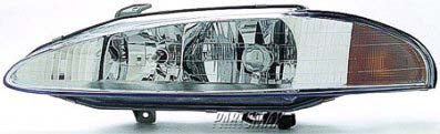 2503 | 1992-1994 MITSUBISHI ECLIPSE RT Headlamp assy composite all | MI2503103|MB861294