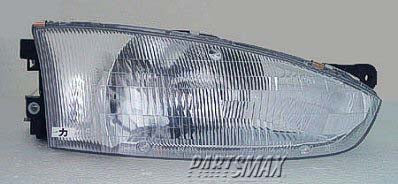 1160 | 1997-2002 MITSUBISHI MIRAGE RT Headlamp assy composite 2dr coupe | MI2503110|MR296308