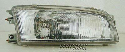 1160 | 1997-2002 MITSUBISHI MIRAGE RT Headlamp assy composite 4dr sedan | MI2503114|MR476690