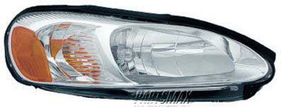 2503 | 2001-2002 DODGE STRATUS RT Headlamp assy composite 2dr coupe | MI2503132|MR566306