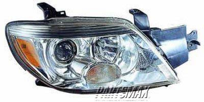 1160 | 2005-2006 MITSUBISHI OUTLANDER RT Headlamp assy composite LS|SE|XLS | MI2503145|8301A244