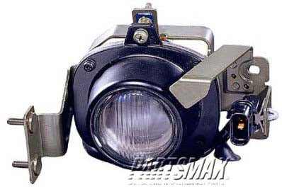 2593 | 1998-2000 MITSUBISHI MONTERO RT Fog lamp assy includes bulb & socket | MI2593108|MR391890